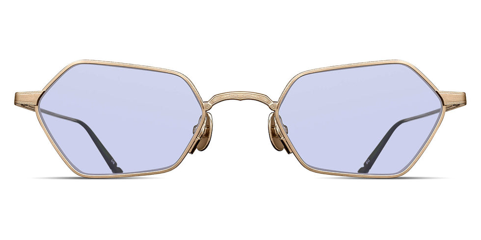Matsuda® M3138 MTD M3139 Brushed Gold/Cafe Blue 49 - Brushed Gold / Cafe Blue Sunglasses