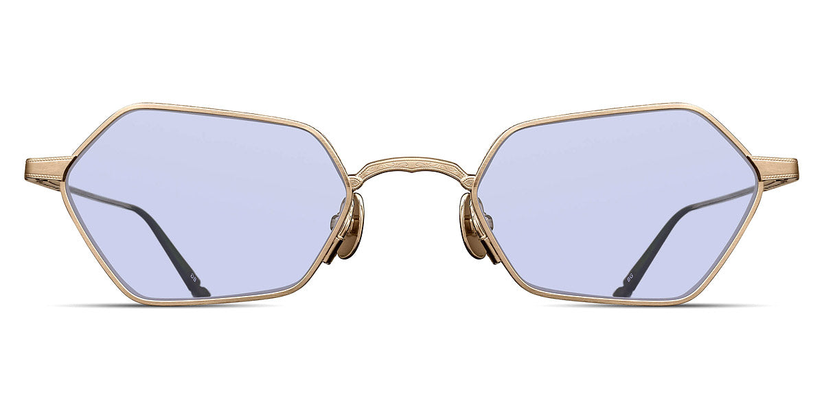 Matsuda® M3138 MTD M3139 Brushed Gold/Cafe Blue 49 - Brushed Gold / Cafe Blue Sunglasses