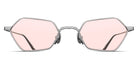 Matsuda® M3138 MTD M3139 Brushed Silver/Cafe Pink 49 - Brushed Silver / Cafe Pink Sunglasses