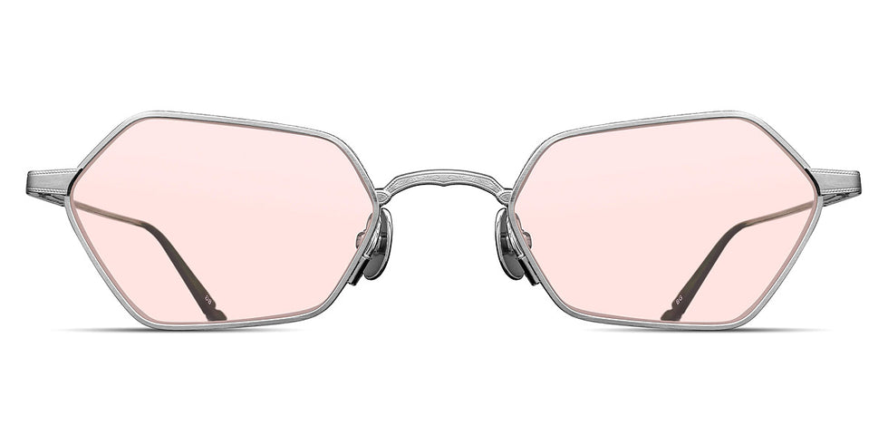 Matsuda® M3138 MTD M3139 Brushed Silver/Cafe Pink 49 - Brushed Silver / Cafe Pink Sunglasses