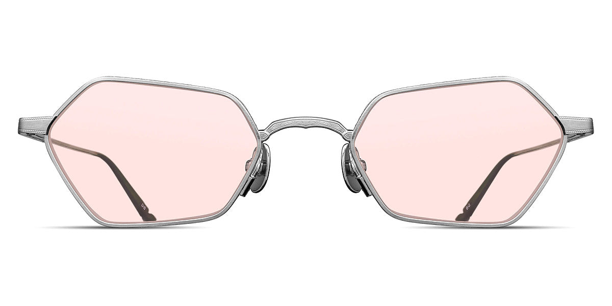 Matsuda® M3138 MTD M3139 Brushed Silver/Cafe Pink 49 - Brushed Silver / Cafe Pink Sunglasses