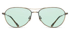 Matsuda® M3139 MTD M3139 Antique Gold/Cafe Green 57 - Antique Gold / Cafe Green Sunglasses