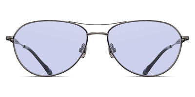 Matsuda® M3139 MTD M3139 Antique Silver/Cafe Blue 57 - Antique Silver / Cafe Blue Sunglasses