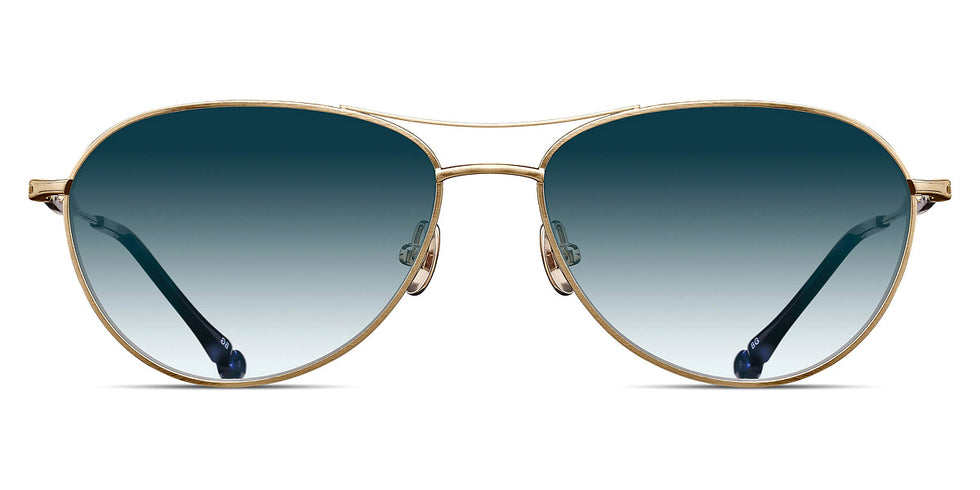 Matsuda® M3139 MTD M3139 Brushed Gold/Blue Gradien 57 - Brushed Gold / Blue Gradien Sunglasses