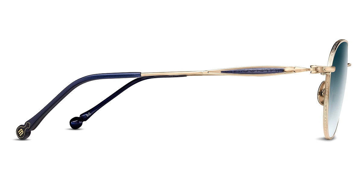 Matsuda® M3139 MTD M3139 Brushed Gold/Blue Gradien 57 - Brushed Gold / Blue Gradien Sunglasses