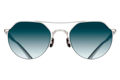 Matsuda® M3141 MTD M3141 Palladium White/Blue Gradient 50 - Palladium White/Blue Gradient Sunglasses