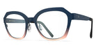 Blackfin® MAGDALEN BLF MAGDALEN 1676 50 - Shadow Dark Blue/Pink Linen Eyeglasses