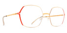 Mykita® MAJVI MYK MAJVI Glossy Gold/Daylily Orange 54 - Glossy Gold/Daylily Orange Eyeglasses