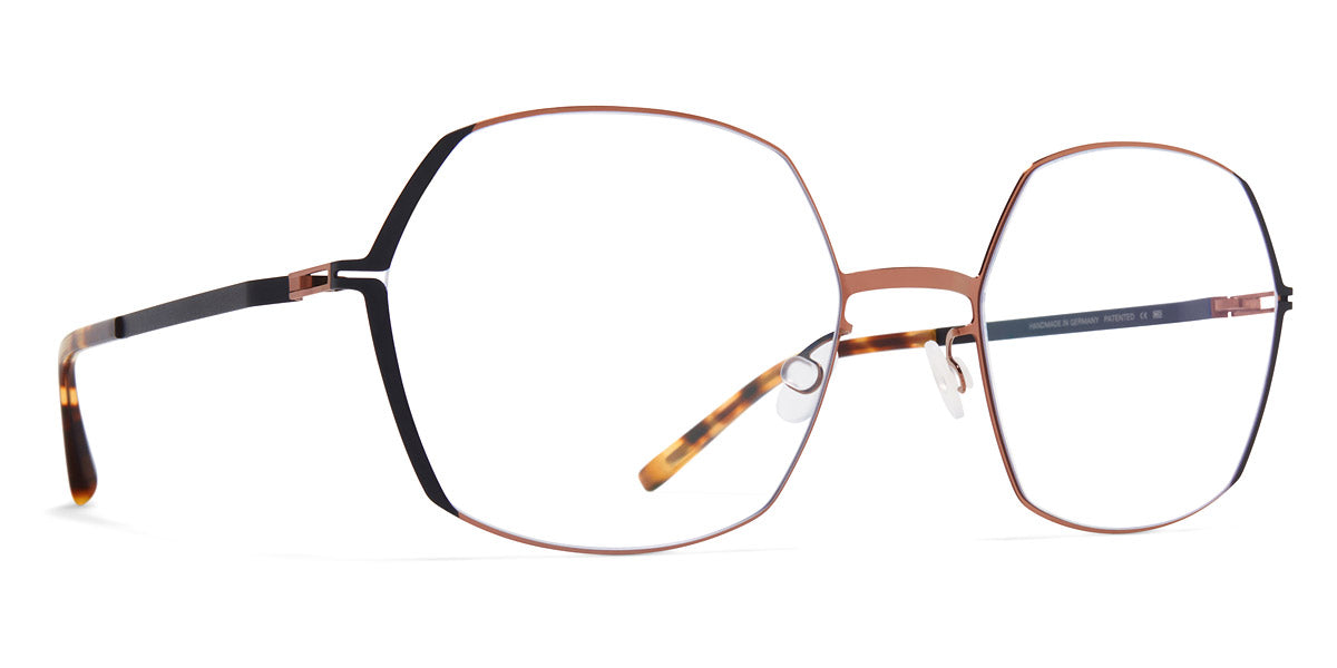 Mykita® MAJVI MYK MAJVI Shiny Copper/Black 54 - Shiny Copper/Black Eyeglasses