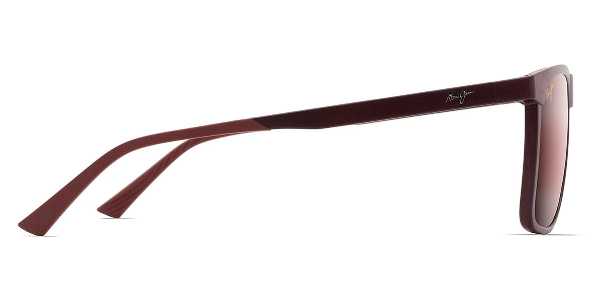 Maui Jim® Makamae MAU Makamae R619-04 56 - Burgundy/Matte / Maui Rose Sunglasses