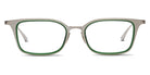 SALT.® MASON-V SAL MASON-V STAS 50 - Steel/Antique Silver with Evergreen Inserts Eyeglasses