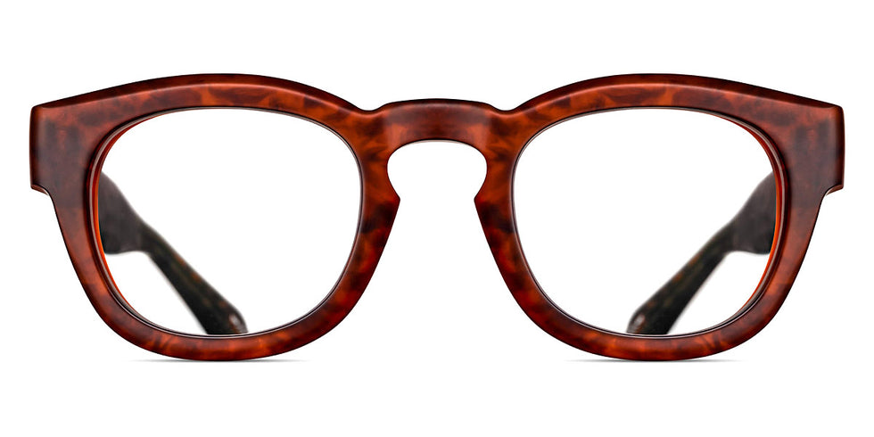 Matsuda® M1029 MTD M1029 Matte Walnut/Amber 48 - Matte Walnut / Amber Eyeglasses