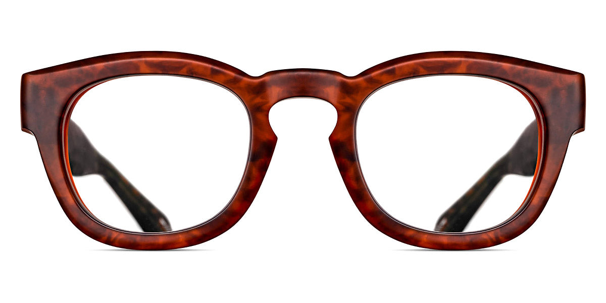 Matsuda® M1029 MTD M1029 Matte Walnut/Amber 48 - Matte Walnut / Amber Eyeglasses
