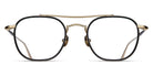 Matsuda® M3077 OPH MTD M3077 MATTE BLACK 49 - Matte Black / Brushed Gold Eyeglasses