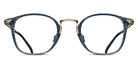 Matsuda® 2808H-V2 MTD 2808H-V2 Brushed Gold/Navy 45 - Brushed Gold / Navy Eyeglasses