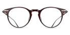 Matsuda® M2056 MTD M2056 Demi Brown Navy/Antique Silver 47 - Demi Brown Navy / Antique Silver Eyeglasses