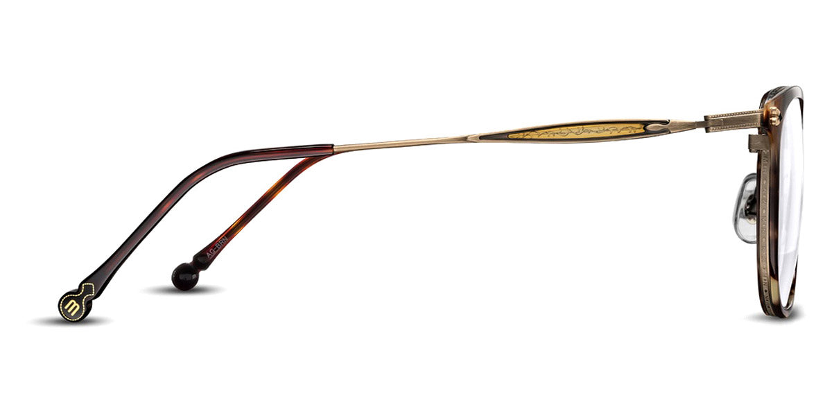 Matsuda® M3113 MTD M3113 Antique Gold/Brown 50 - Antique Gold / Brown Eyeglasses