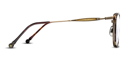 Matsuda® M3113 MTD M3113 Antique Gold/Brown 50 - Antique Gold / Brown Eyeglasses