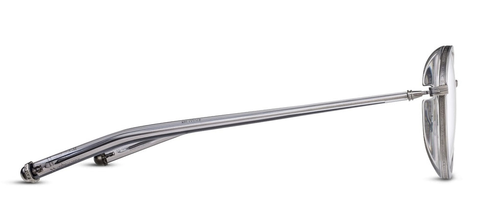 Matsuda® M3134 OPH MTD M3134 ANTIQUE SILVER - Antique Silver / Grey Crystal Eyeglasses