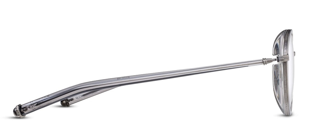 Matsuda® M3134 OPH MTD M3134 ANTIQUE SILVER - Antique Silver / Grey Crystal Eyeglasses