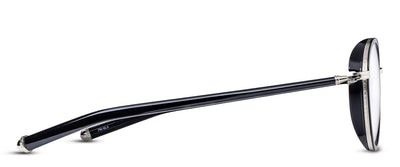Matsuda® M3134 OPH MTD M3134 PALLADIUM WHITE - Palladium White / Black Eyeglasses