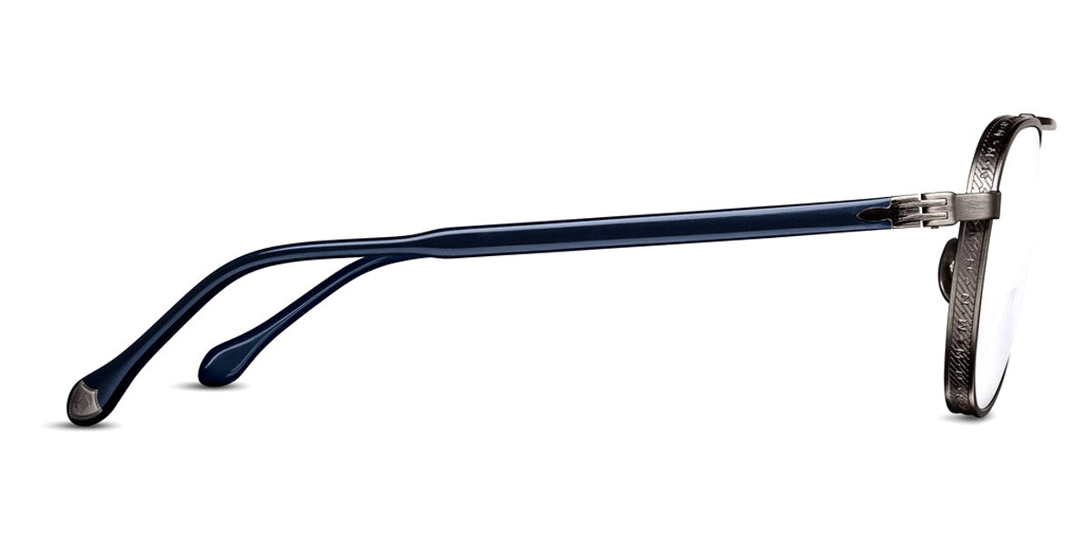 Matsuda® M3116 MTD Antique Silver/Navy 54 - Antique Silver Navy Eyeglasses
