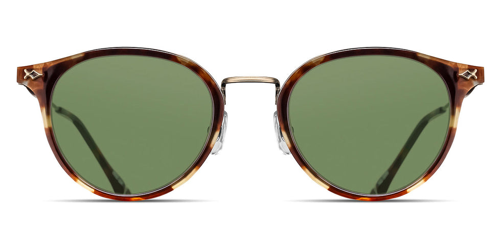 Matsuda® M3114 MTD M3114 Antique Gold/Brown/Demo 50 - Antique Gold/Brown / Demo Sunglasses