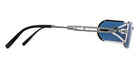 Matsuda® 10611H MTD 10611H Palladium White/Blue Grey 48 Sunglasses