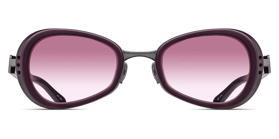 Matsuda® 10616H MTD 10616H Matte Bordeaux/Ruthenium/Pink Gradient 49 - Matte Bordeaux/Ruthenium / Pink Gradient Sunglasses