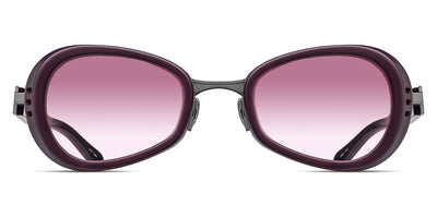 Matsuda® 10616H MTD 10616H Matte Bordeaux/Ruthenium/Pink Gradient 49 - Matte Bordeaux/Ruthenium / Pink Gradient Sunglasses