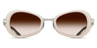 Matsuda® 10616H MTD 10616H Milk White/Palladium White/Brown Gradient 49 - Milk White/Palladium White / Brown Gradient Sunglasses