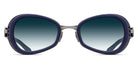 Matsuda® 10616H MTD 10616H Matte Navy/Antique Silver/Blue Gradient 49 - Matte Navy/Antique Silver / Blue Gradient Sunglasses
