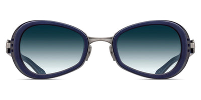 Matsuda® 10616H MTD 10616H Matte Navy/Antique Silver/Blue Gradient 49 - Matte Navy/Antique Silver / Blue Gradient Sunglasses