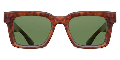 Matsuda® M1033 MTD M1033 Matte Walnut - Amber 50 - Matte Walnut / Amber Eyeglasses