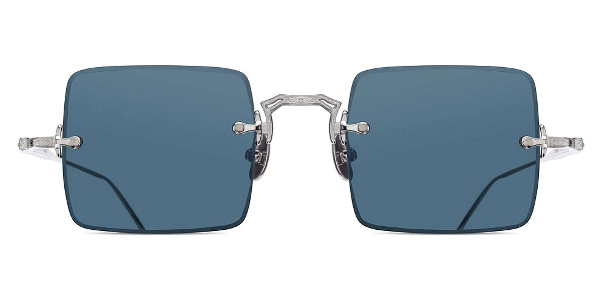 Matsuda® M5001 MTD M5001 Palladium White/Blue Gray 46 - Palladium White / Blue Gray Sunglasses