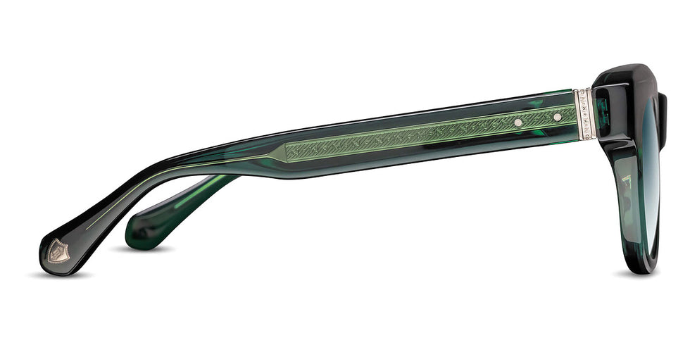 Matsuda® M1027 MTD M1027 Bottle Green/Blue Gradient 50 - Bottle Green / Blue Gradient Sunglasses