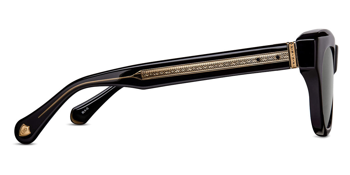 Matsuda® M1027 MTD M1027 Black/Gold/Gray 50 - Black/Gold / Gray Sunglasses