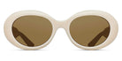 Matsuda® M1034 MTD M1034 Milky White/Brown 53 - Milky White / Brown Sunglasses