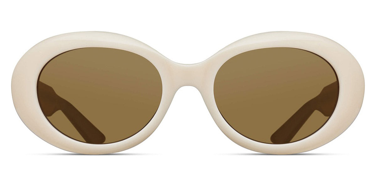Matsuda® M1034 MTD M1034 Milky White/Brown 53 - Milky White / Brown Sunglasses