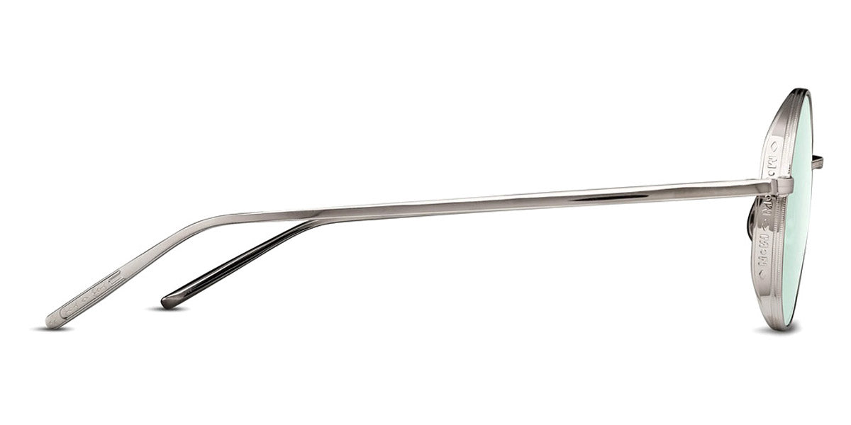 Matsuda® M3087 Palladium White / Café Green Sunglasses