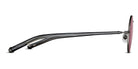 Matsuda® M3119 MTD M3119 Antique Silver/Brunello Red 46 - Antique Silver / Brunello Red Sunglasses