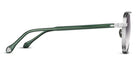 Matsuda® M3125 MTD M3125 Brushed Silver/Bottle Green/Gray Gradient 49 - Brushed Silver/Bottle Green / Gray Gradient Sunglasses