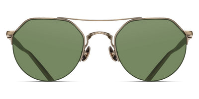 Matsuda® M3141 MTD M3141 Antique Gold/Sage Green 50 - Antique Gold/Sage Green Sunglasses