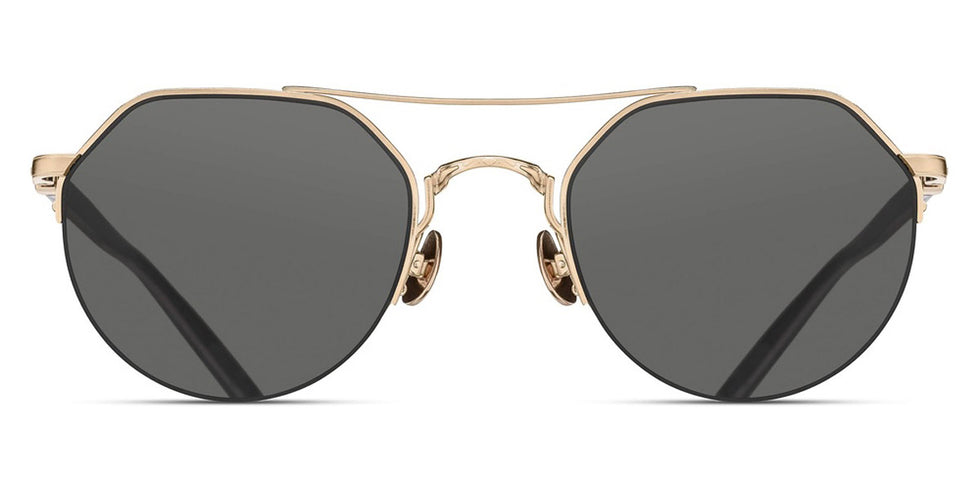 Matsuda® M3141 MTD M3141 Brushed Gold/Grey 50 - Brushed Gold/Grey Sunglasses