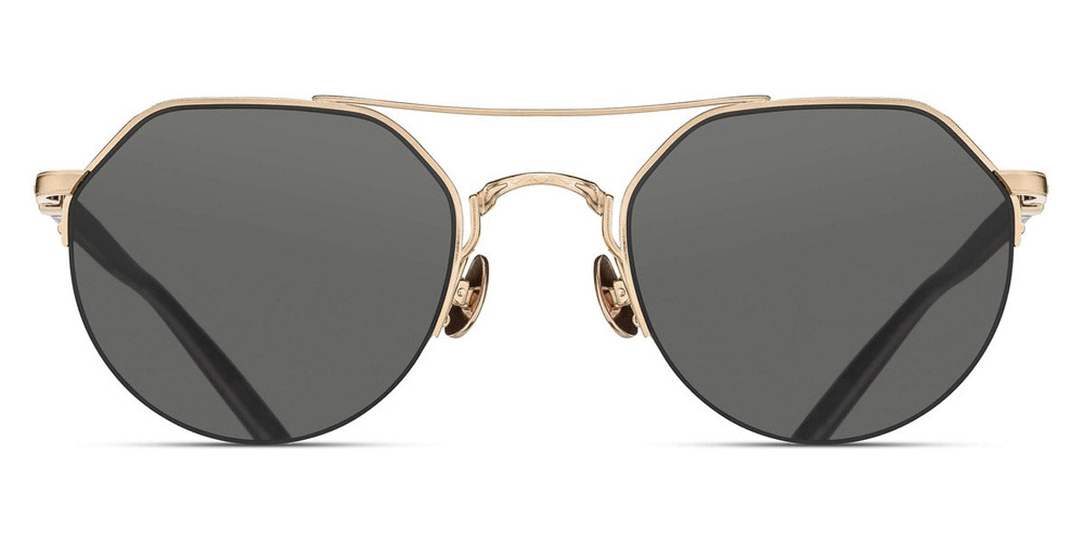 Matsuda® M3141 MTD M3141 Brushed Gold/Grey 50 - Brushed Gold/Grey Sunglasses