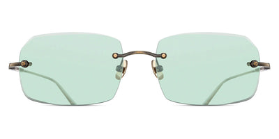 Matsuda® M5004 MTD M5004 Antique Gold - Antique Gold - Café Green Sunglasses