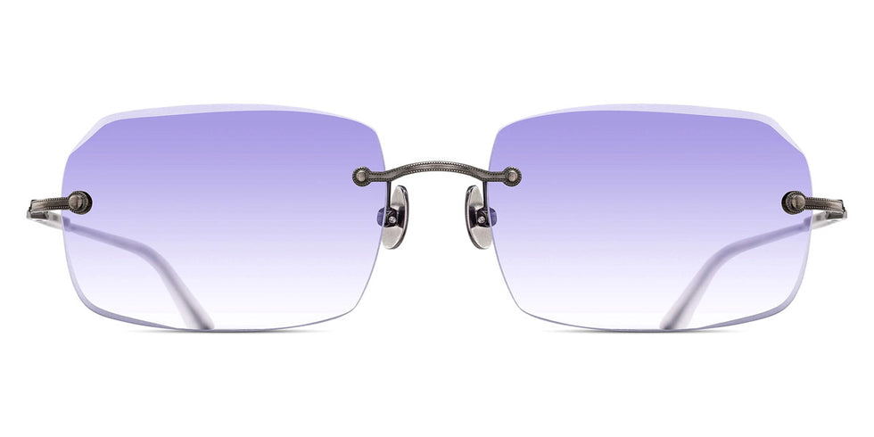 Matsuda® M5004 MTD M5004 Antique Silver  - Antique Silver - Café Blue Gradient Sunglasses