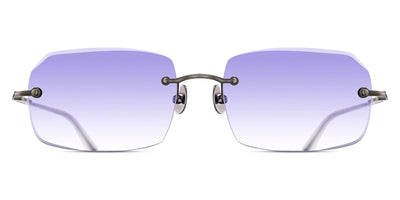 Matsuda® M5004 MTD M5004 Antique Silver  - Antique Silver - Café Blue Gradient Sunglasses
