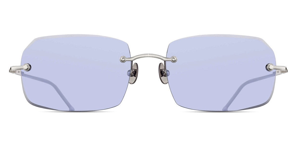 Matsuda® M5004 MTD M5004 Palladium White - Palladium White - Café Blue Sunglasses