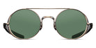 Matsuda® M3128 MTD M3128 Antique Gold/Dark Tortoise/G-15 48 - Antique Gold/Dark Tortoise / G-15 Sunglasses